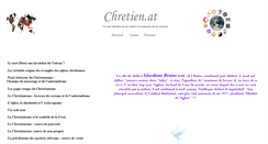 Desktop Screenshot of chretien.at