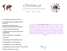 Tablet Screenshot of chretien.at